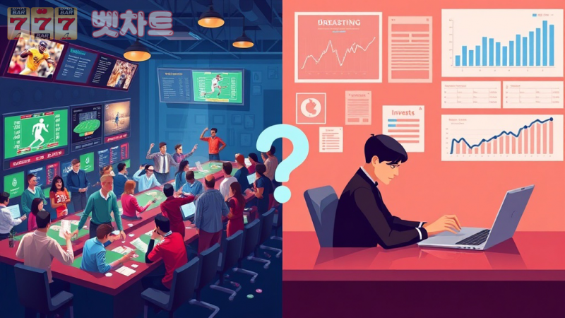 스포츠배팅 도박 vs 투자 어느쪽에 가까운가?