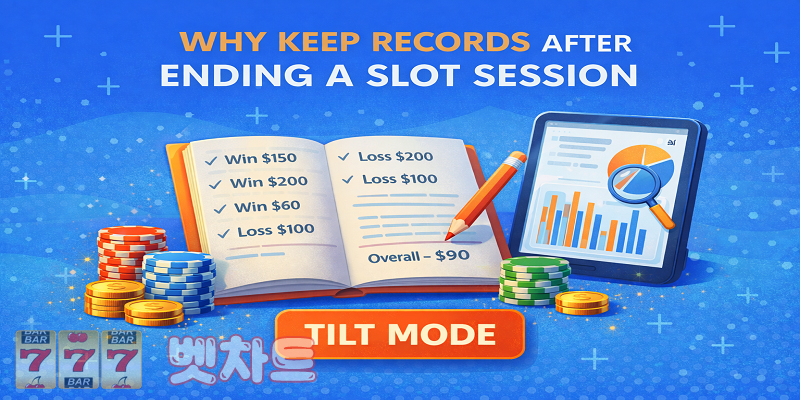 슬롯 세션 종료 후 다음 플레이를 위한 기록 정리 가이드