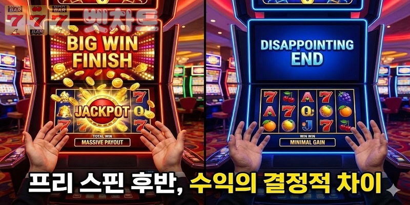 프리 스핀 후반에 수익이 갈리는 결정적 차이