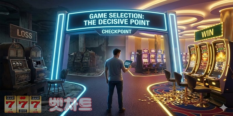 슬롯 게임 선택 단계에서 이미 승부가 갈리는 체크 포인트