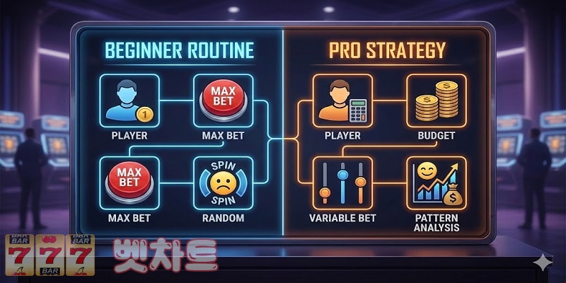 초보와 고인물의 슬롯 운영 루틴이 갈리는 이유