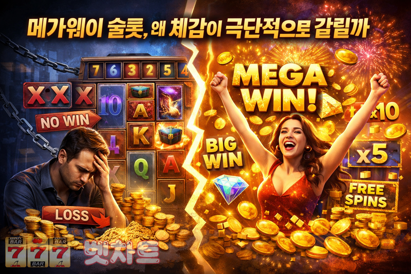 메가웨이(Megaways) 슬롯의 실제 기대값 체감이 다른 이유