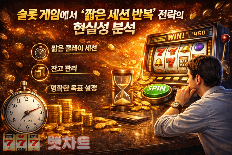 슬롯 게임에서 ‘짧은 세션 반복’ 전략의 현실성 분석