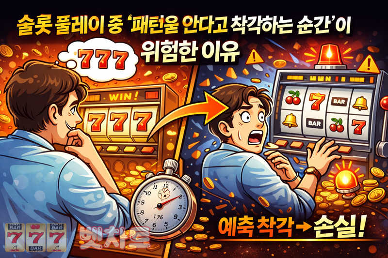 슬롯 플레이 중 ‘패턴을 안다고 착각하는 순간’이 위험한 이유