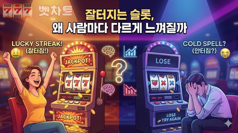 잘터지는 슬롯, 왜 사람마다 다르게 느껴질까
