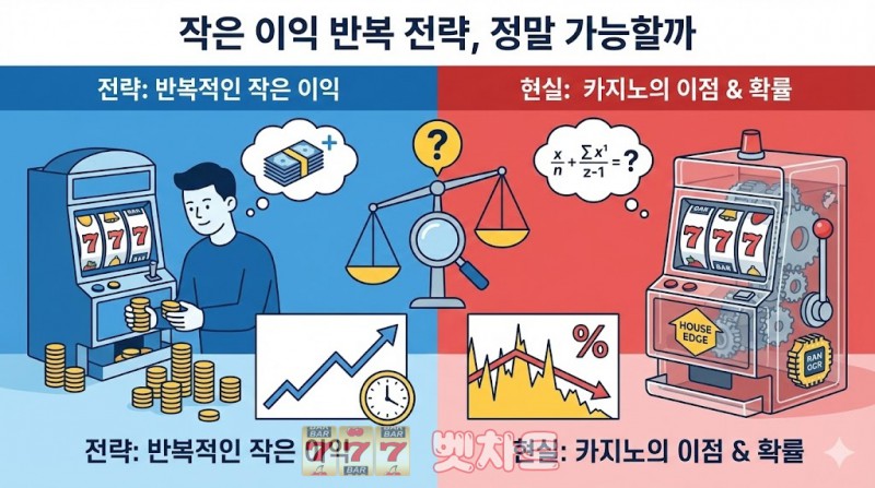 슬롯에서 ‘작은 이익을 반복적으로 챙기는 전략’의 현실성 분석