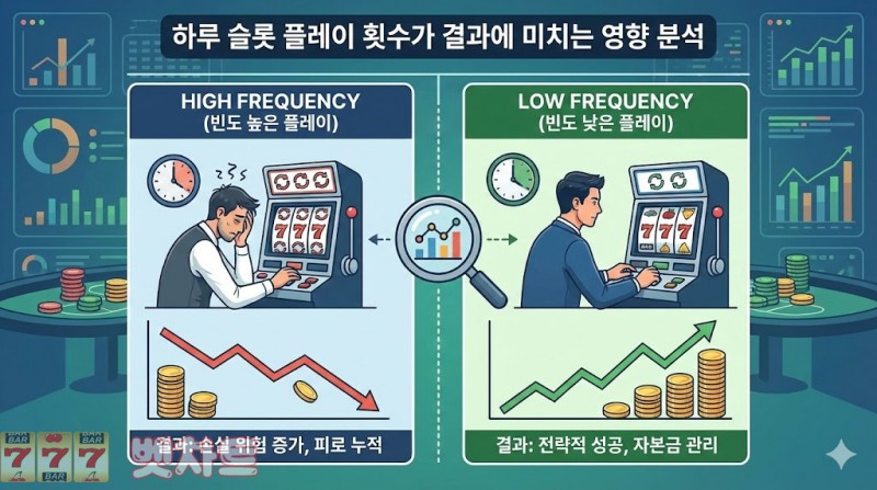 하루 슬롯 플레이 횟수, 왜 결과에 영향을 줄까
