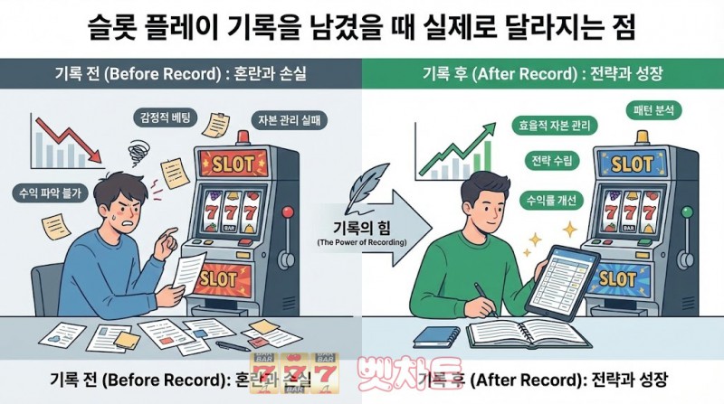 슬롯 플레이 기록을 남겼을 때 실제로 달라지는 점