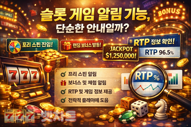 슬롯 게임의 ‘게임 내 알림(Notification)’ 기능 활용 가이드