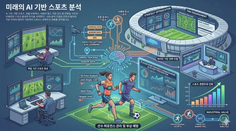 미래의 AI 기반 스포츠 분석의 진화와 산업적 가치