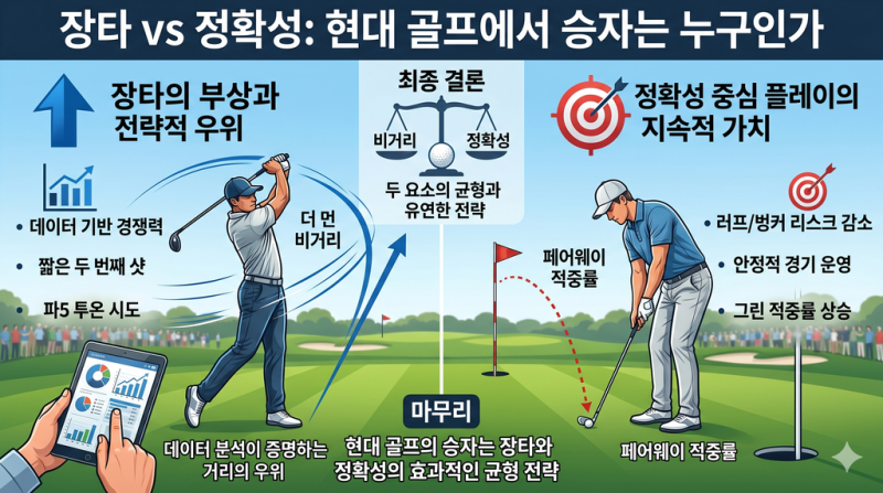 PGA 투어가 보여준 변화, 장타 중심 골프 트렌드의 진실