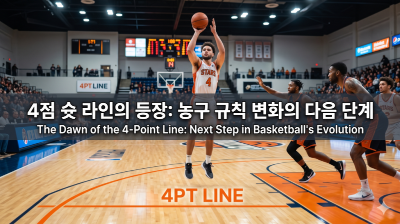 농구의 새로운 변수 4점 슛, 경기 전략은 어떻게 바뀔까?