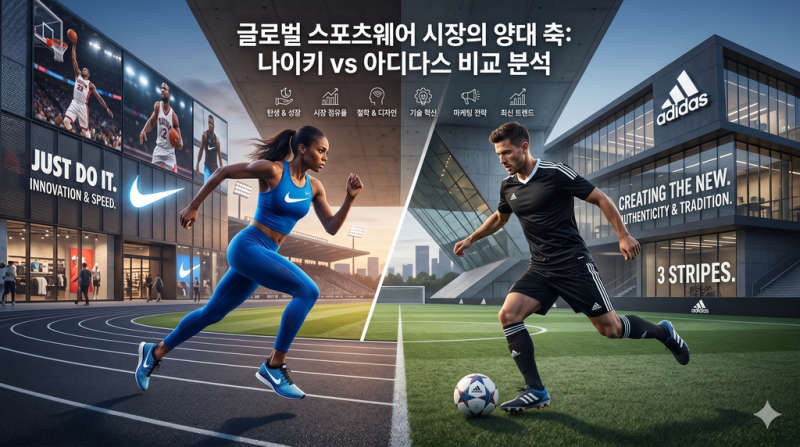 나이키 vs 아디다스, 누가 스포츠 브랜드 전쟁의 승자인가?