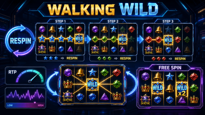 슬롯 게임에서 워킹 와일드(Walking Wild)는 어떤 장점이 있을까?