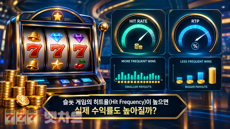 슬롯 게임의 히트율(Hit Frequency)이 높으면 실제 수익률도 높아질까?